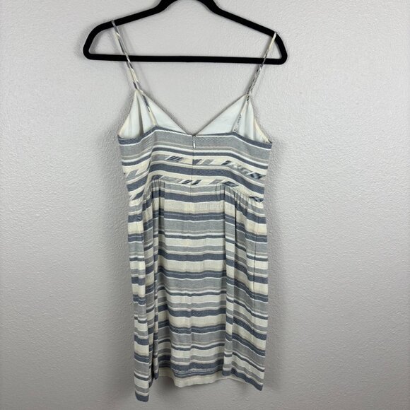 Theory Womens Blue White Melaena Haviana Striped Classic Mini Sundress Size 4 - Picture 4 of 7